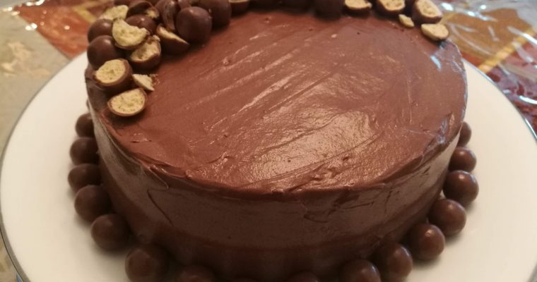 Chocolate Malt Cake With Maltesers