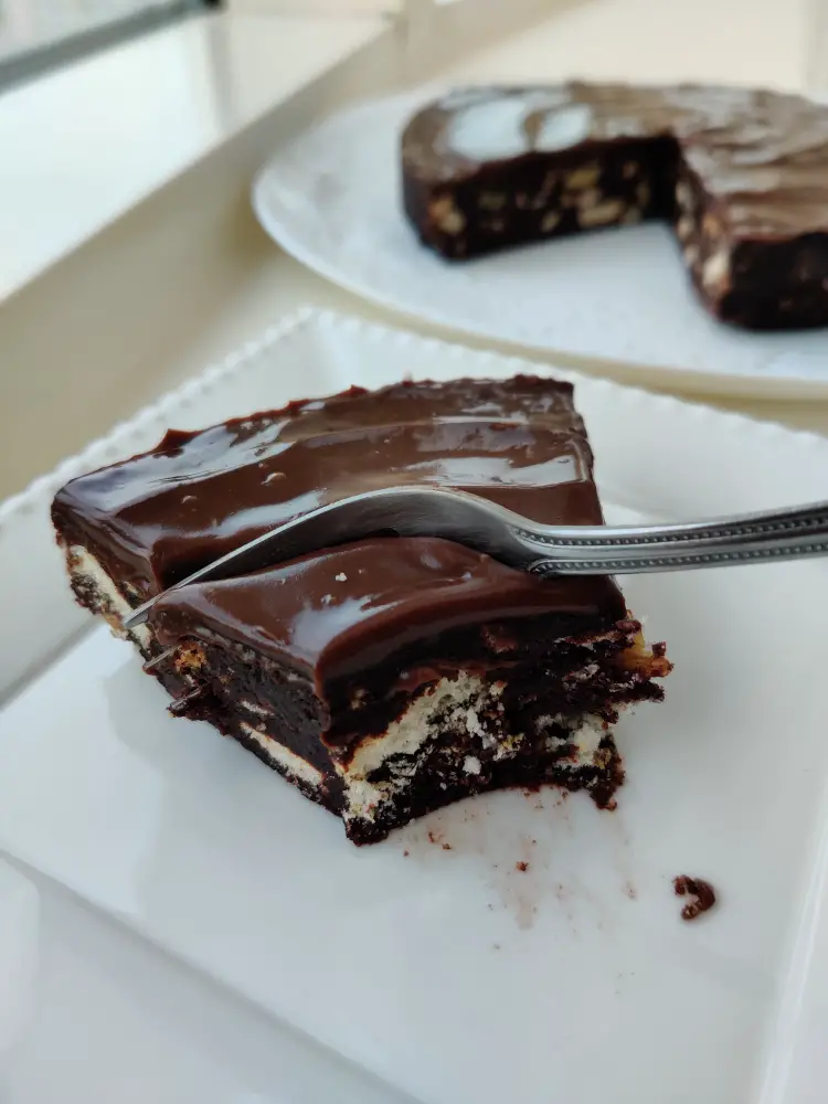 Easy Chocolate Biscuit Cake - Confessions of a Baking Queen