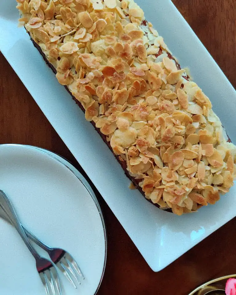 bakery style almond cake