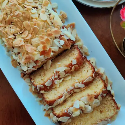 bakery style almond cake