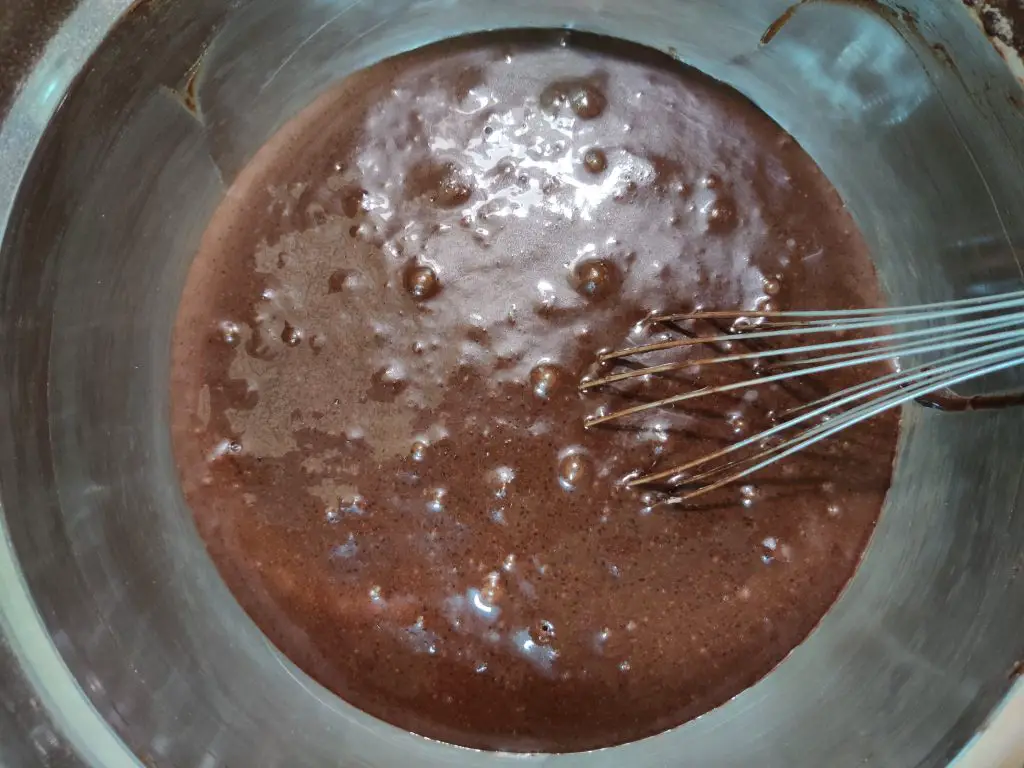 batter for chocolate cake