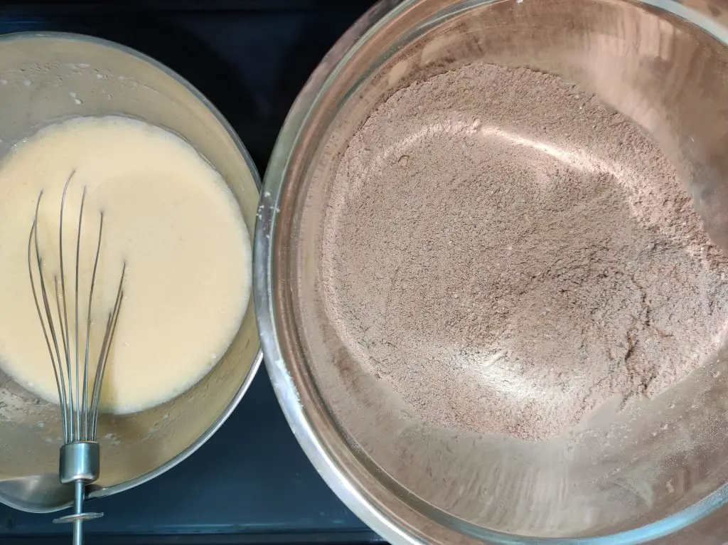 ingredients for chocolate cake