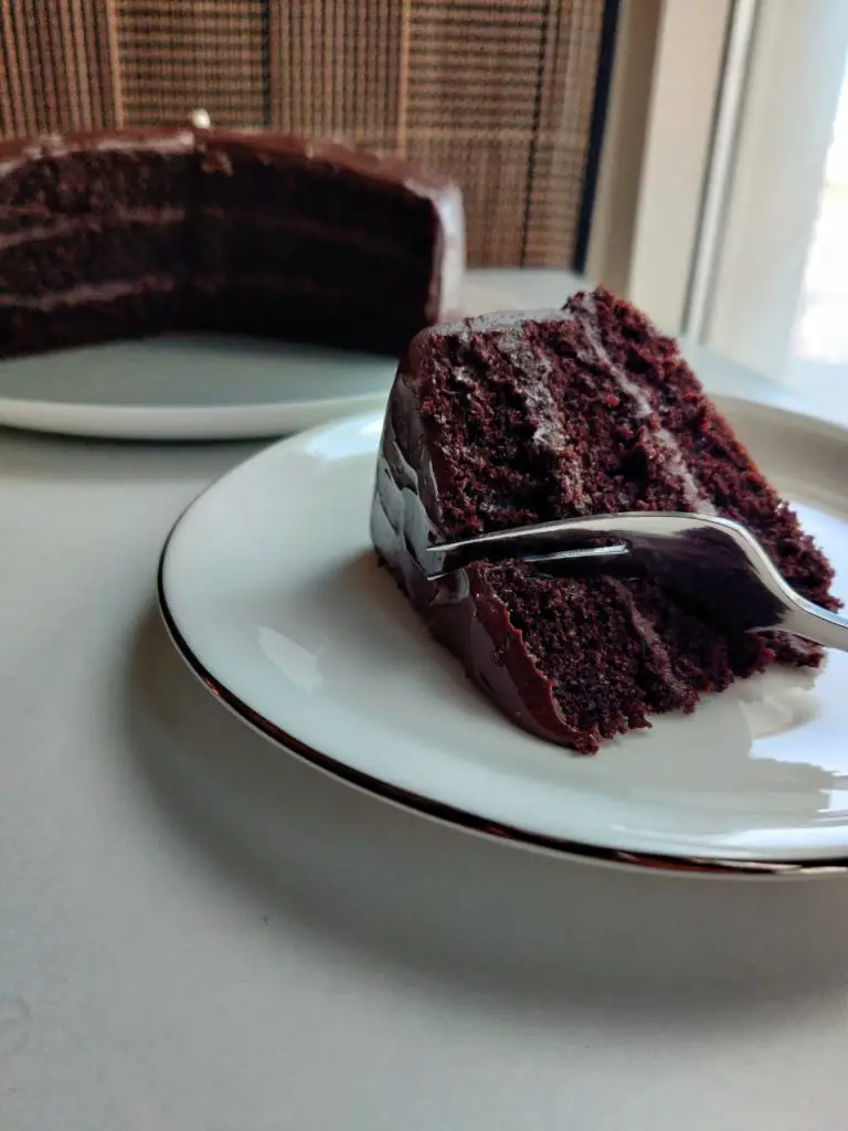 dark chocolate cake