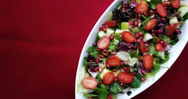 Strawberry Boat Salad
