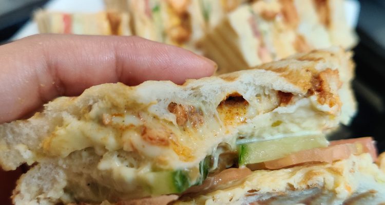 Tandoori Chicken Club Sandwich
