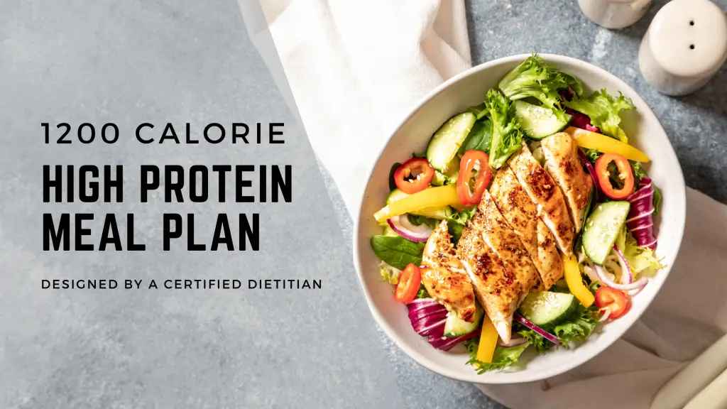 High Protein Low Calorie Meal Plan For Weight Loss