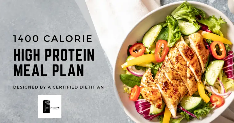 1400 CALORIE HIGH PROTEIN HEALTHY MEAL PLAN