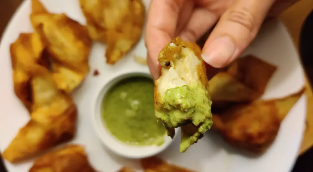 Creamy Chicken Wontons