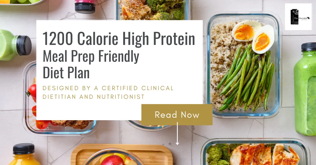 1200 Calorie High Protein Meal Plan: Easy Meal Prep For Weight Loss