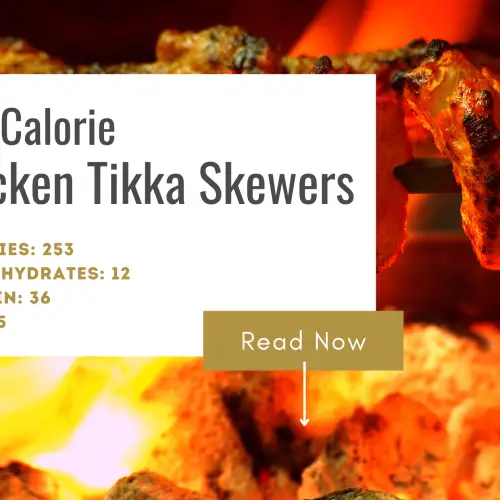 low calorie chicken tikka skewers