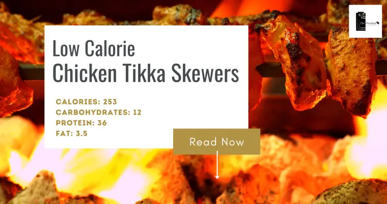 Low Calorie Chicken Tikka Skewers