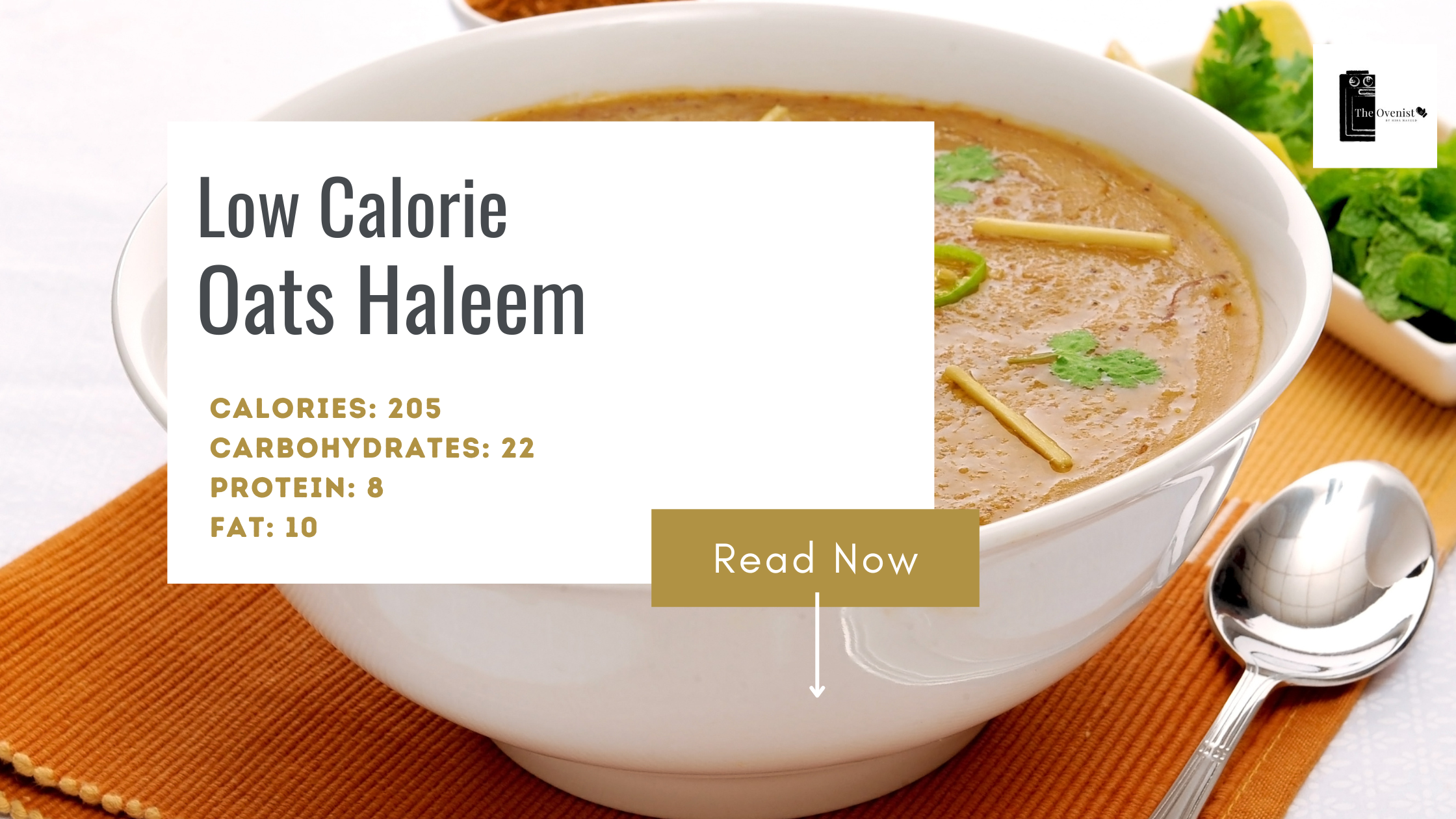 Low Calorie Oats Haleem