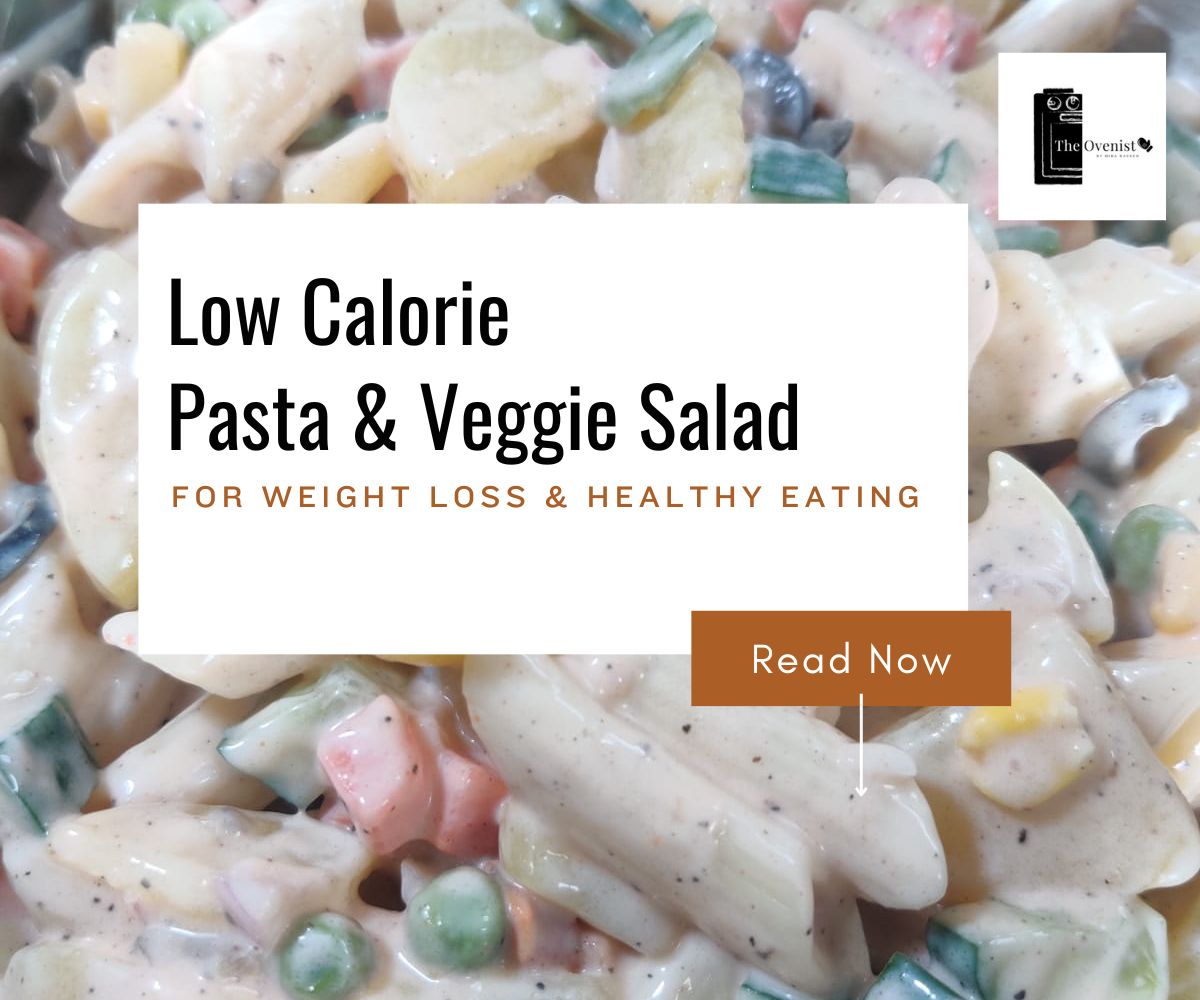Low Calorie Pasta & Veggie Salad With Frozen Veg