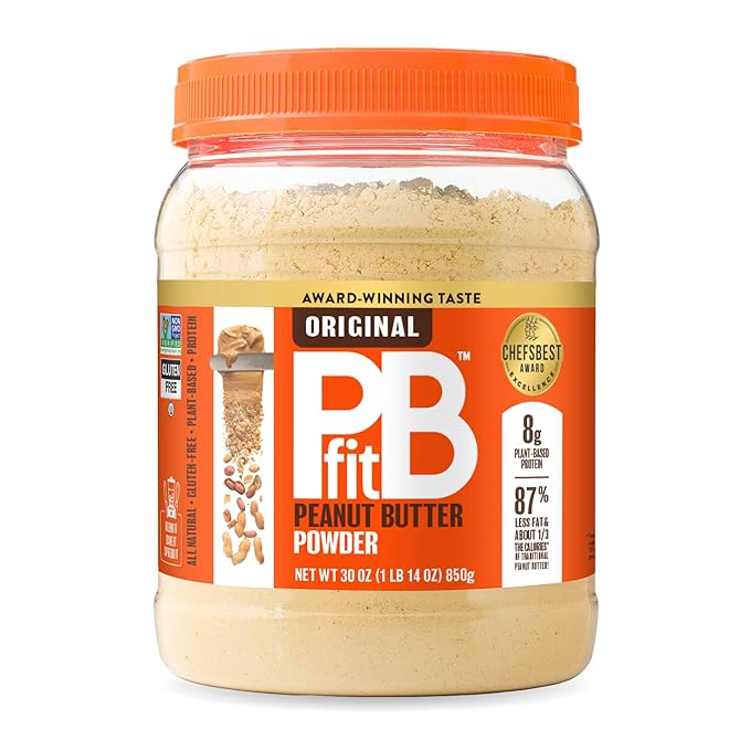 printable 1200 calorie diet pan: peanut butter powder PBfit high protein