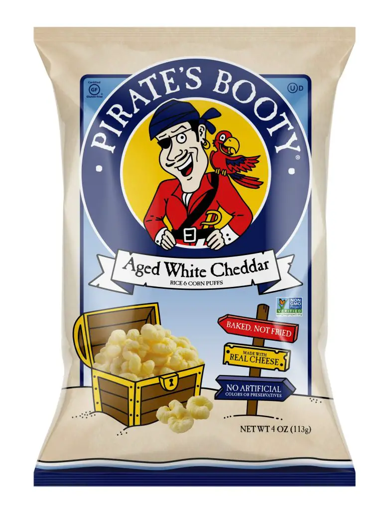 simple 1200 calorie meal plan: pirates booty aged white cheddar snack