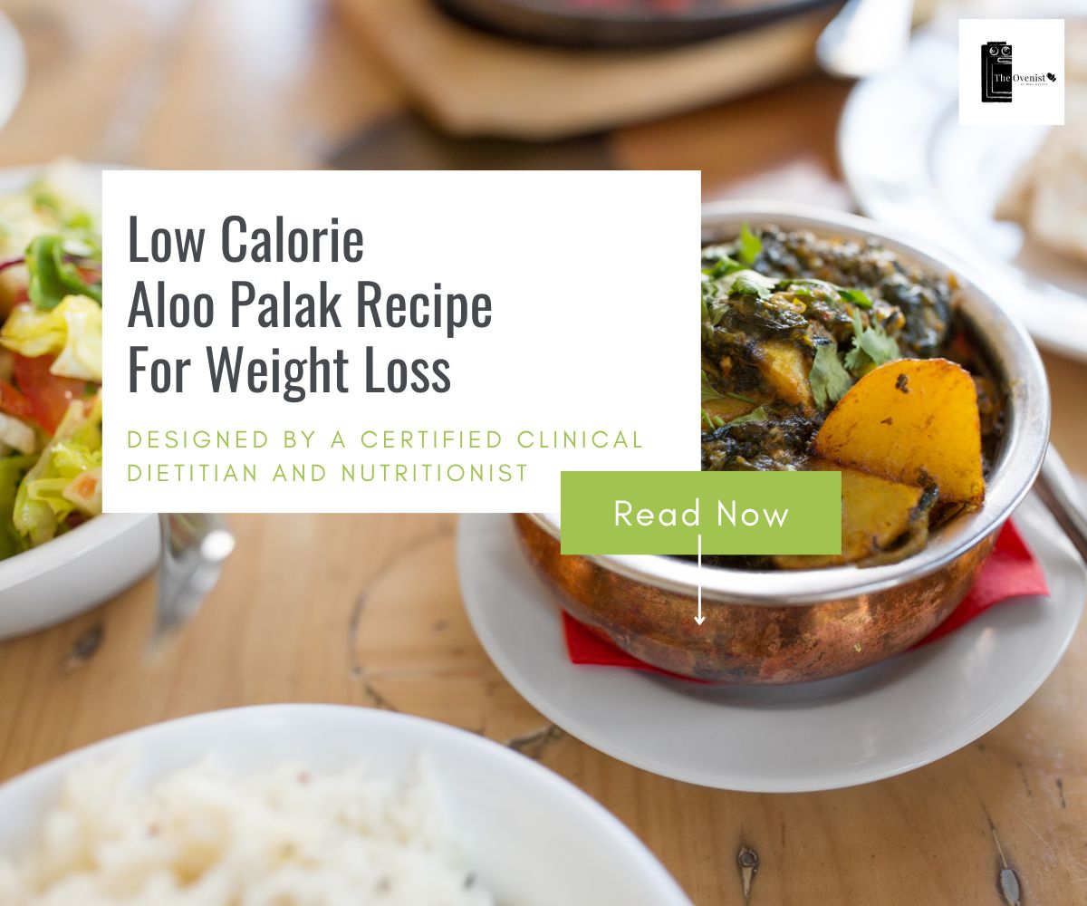 Low Calorie Aloo Palak Recipe For Weight Loss