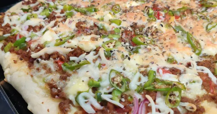 Cajun Pizza Recipe With Ground Beef Pizza Topping