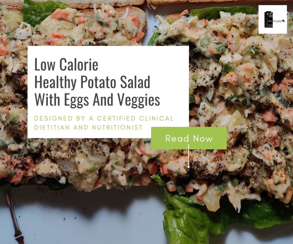 Healthy Potato Salad With Eggs & Veggies | Low Calorie
