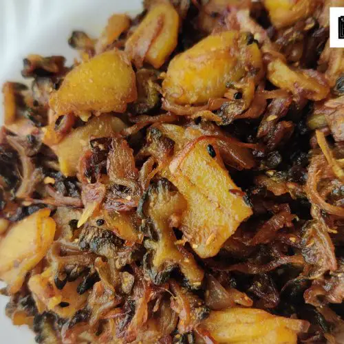 karela recipe dry karela fry with aloo sabzi