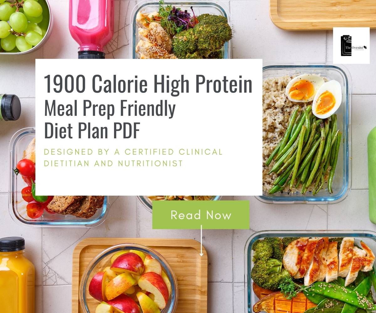 1900 Calorie Meal Plan High Protein PDF