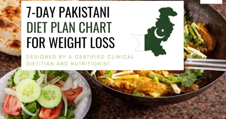 Pakistani Diet Plan Chart | 7-Day Printable Meal Plan